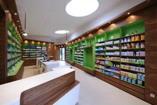 现代简约风药房装修设计图_齐家网装修效果图