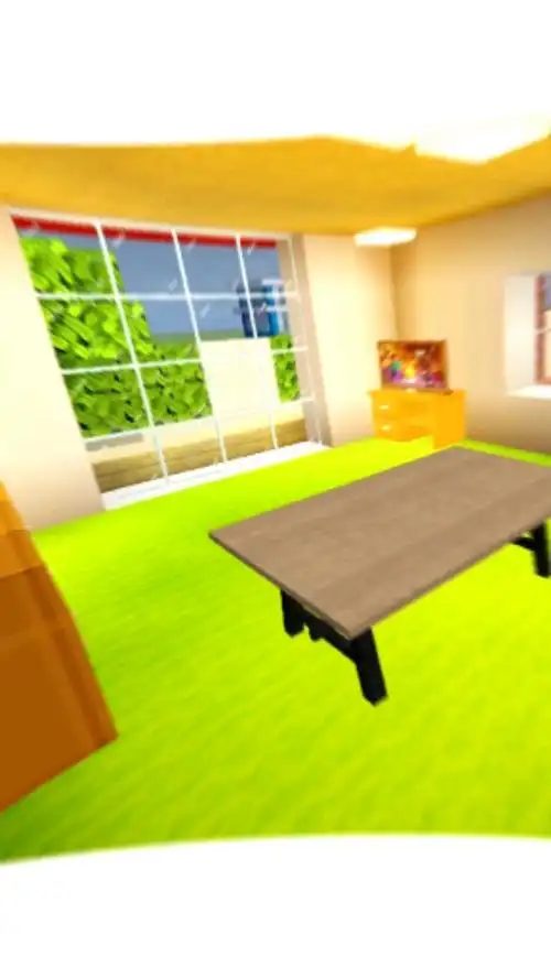 我的世界#我的世界完美还原蜡笔小新家,辛苦一个晚上的成果.