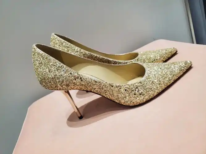 新品上市jimmychoo香槟色婚鞋