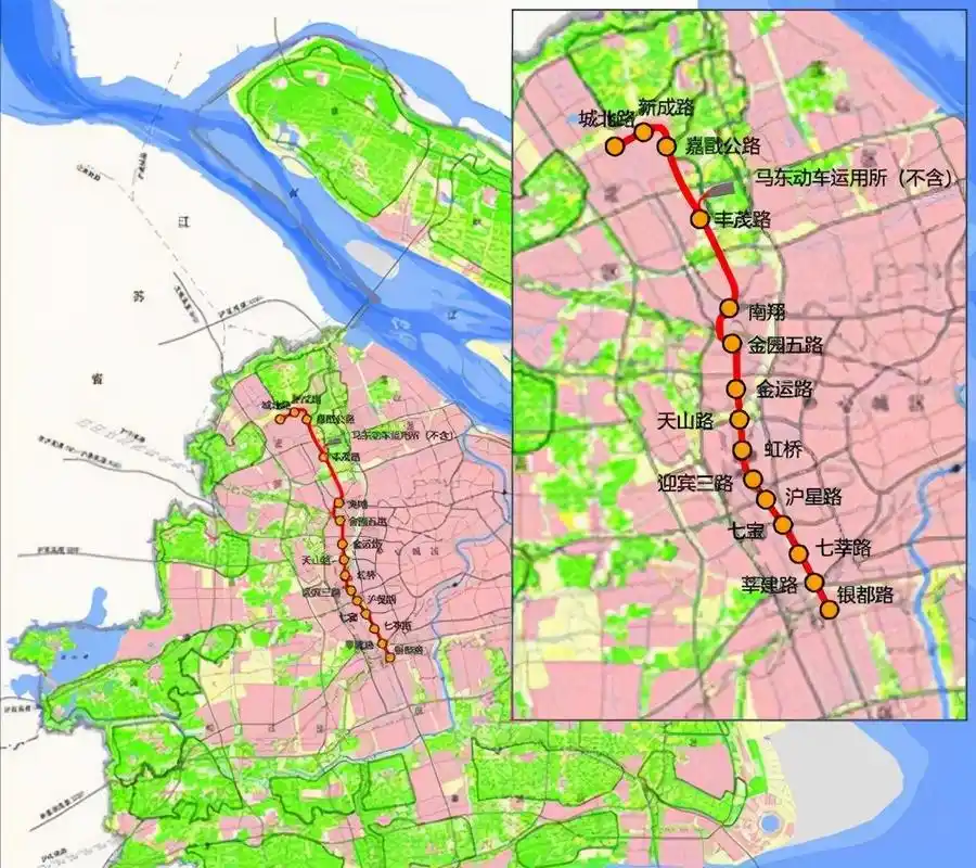 上海市域铁路嘉闵线定位成了放射线,根本原因是要向太仓方向延伸