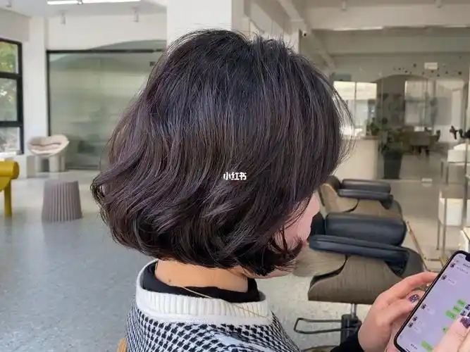 韩系短发纹理烫发