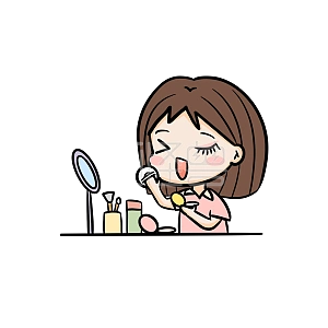 化妆卡通