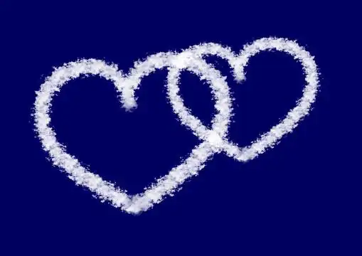 蓝天白云爱心图片