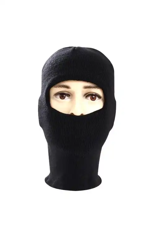 厂家直销男款户外冬季面罩头套男加厚保暖防风cs蒙面帽围脖滑雪帽