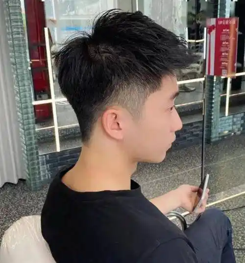 摩根烫碎盖头,只烫发根不烫卷.