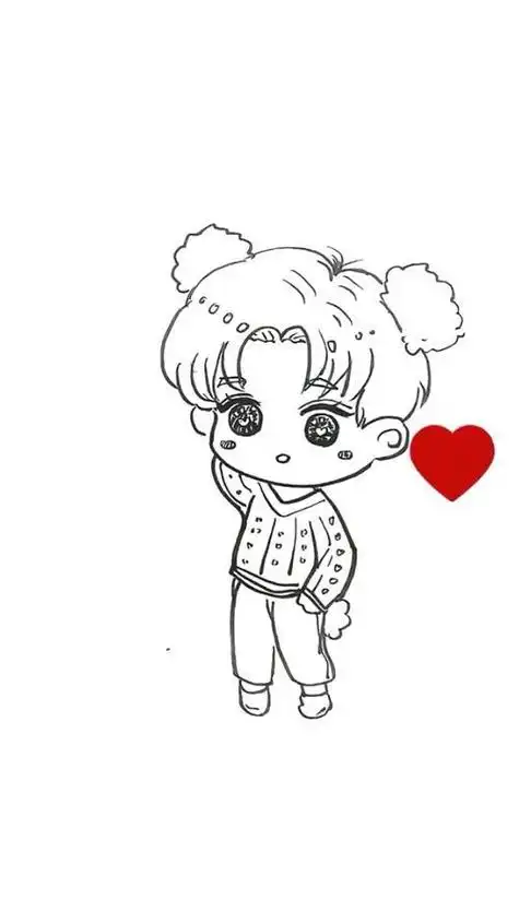 朱正廷q版人物简笔画