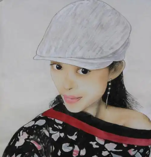 国画艺术肖像订制,给您不一样的惊喜!联系电话15803830983