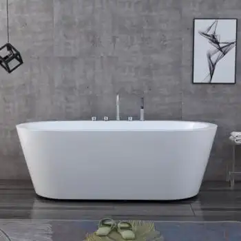 民宿浴缸亚克力独立贵妃浴盆无缝一体浴池d款式五件套冲浪按摩配置13m