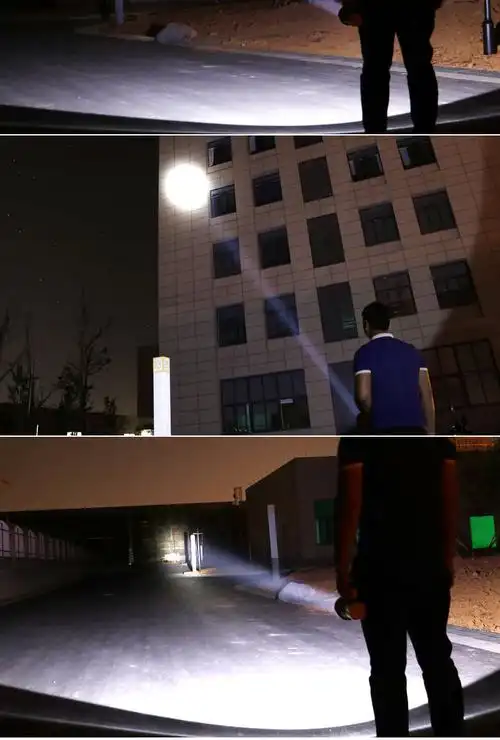 【把手式】强光手电筒充电超亮户外手提工地探照灯远射车载家用