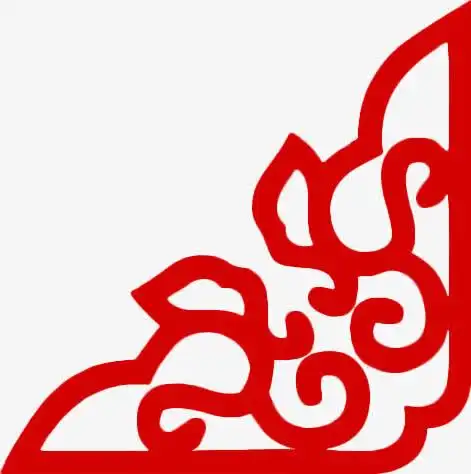 古风红色边框装饰