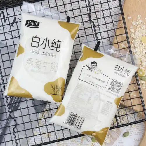 君乐宝白小纯纯牛奶180ml12袋营养早餐学生燕麦牛奶酸奶