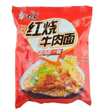 白象红烧牛肉面100g