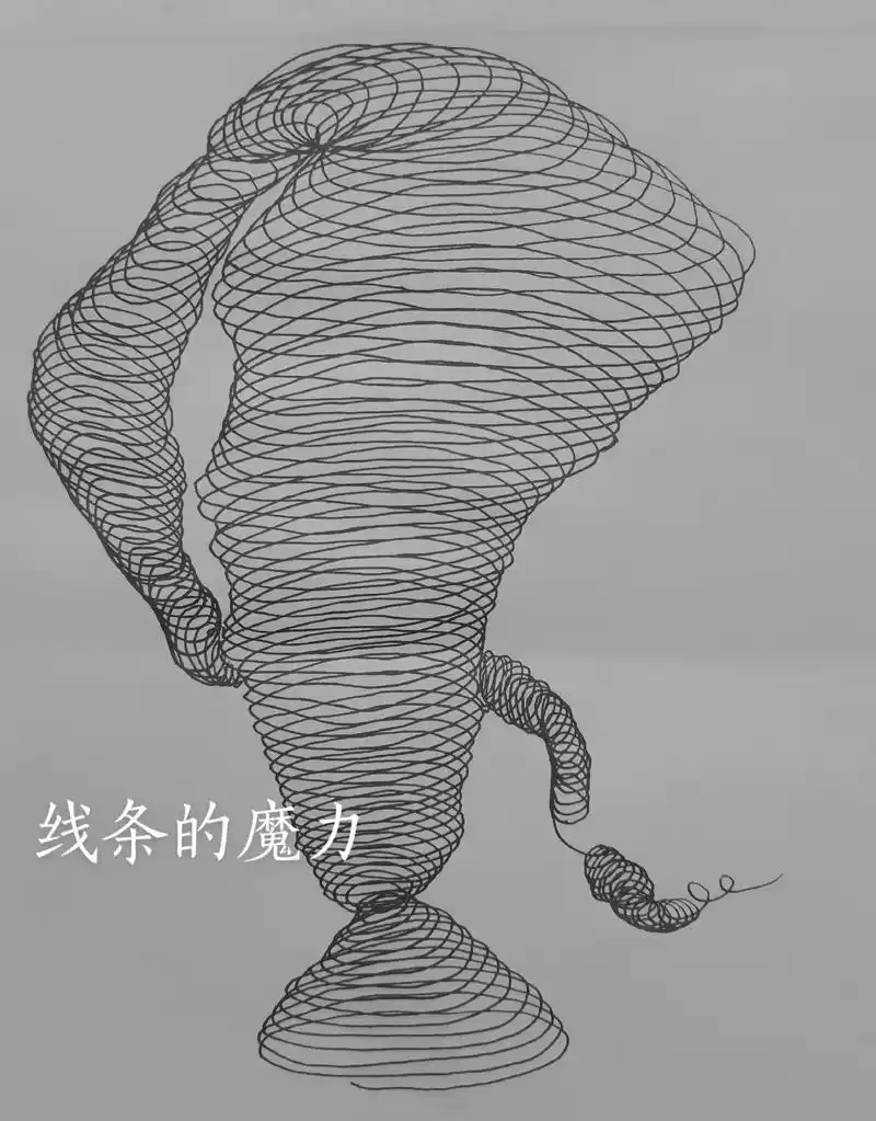 一根手绘线条的魅力.#线条艺术#手绘 - 抖音