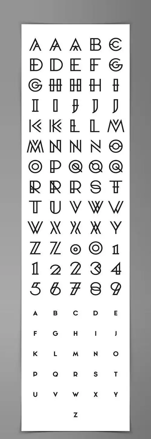 手绘英文字母想做出漂亮手帐一定要学它