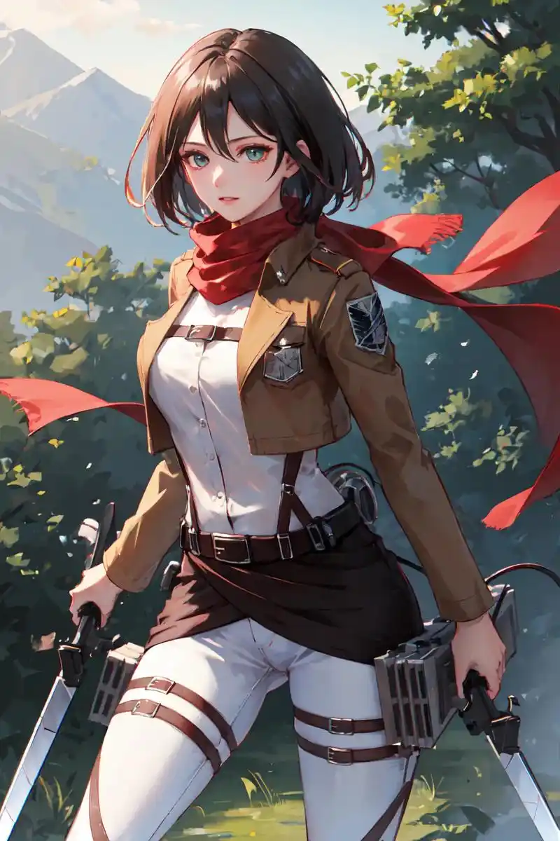 三笠唯美版.只要有你在,我就无所不能 #二次元 #三笠 #二 - 抖音