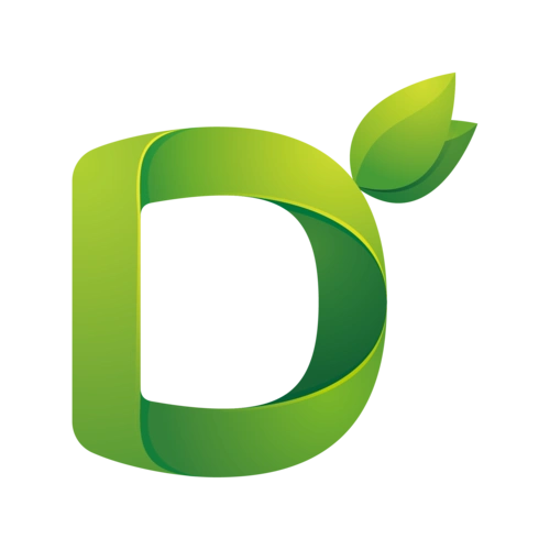 绿色环保叶子字母图片大全