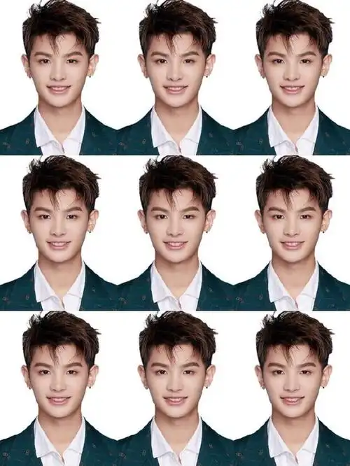 快来围观连证件照都帅skr人的justin 女心狙击手出击