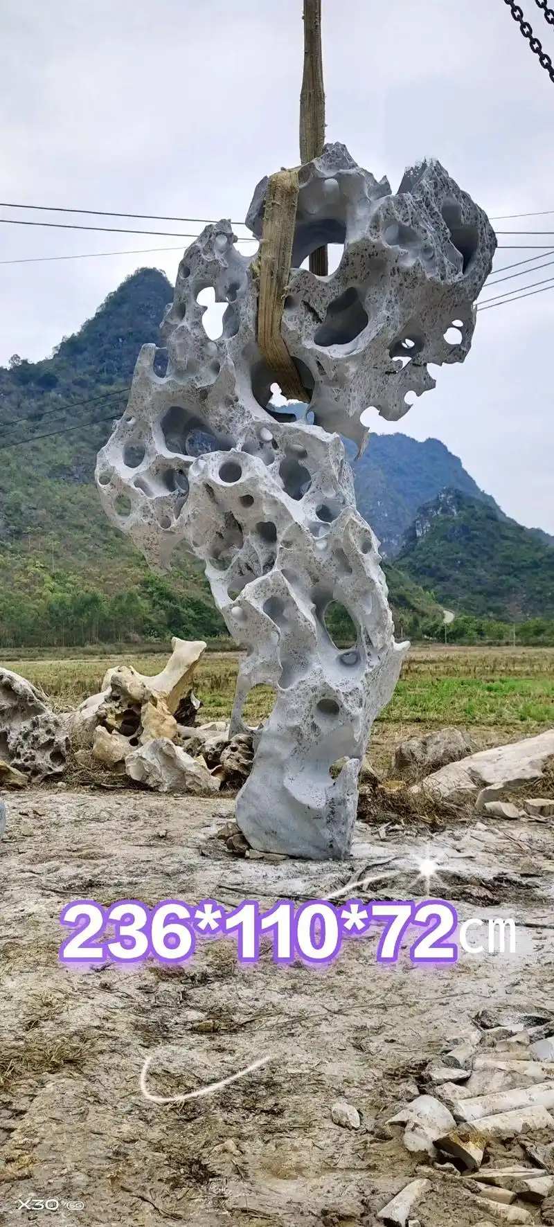 大量广西太湖石批发供应园林造景石庭院摆件.