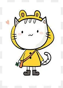 猫咪卡通png图片大全