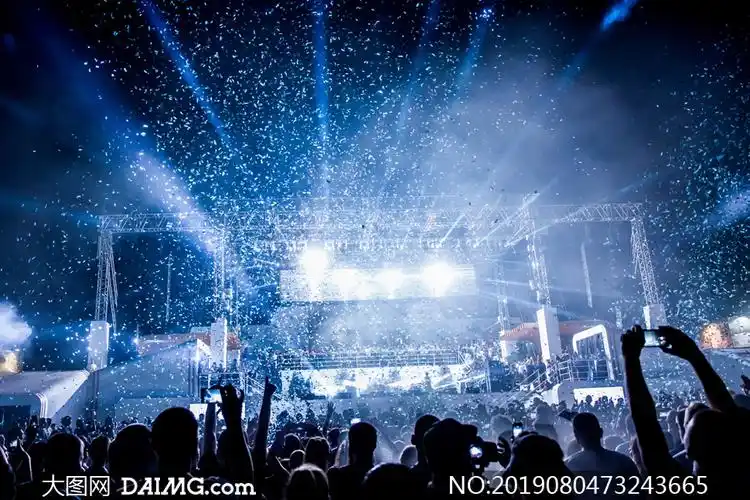 大型演出现场灯光照明效果高清图片