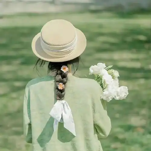 不露脸女生头像 .