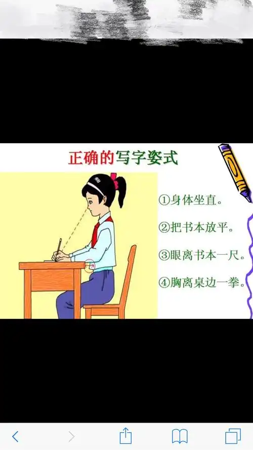 这个阶段,希望家长们把关注点放在孩子握笔姿势和坐姿方面,比写成什么