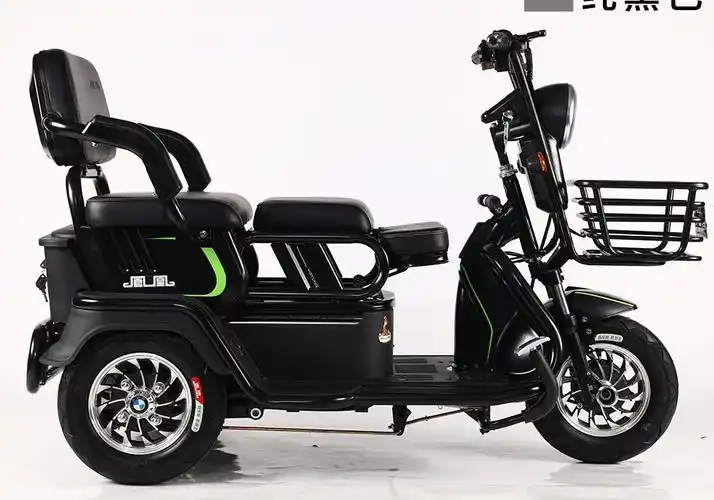 凤凰phoenix电动车三轮车家用轻便小型代步车接送孩子亲子三座电动车