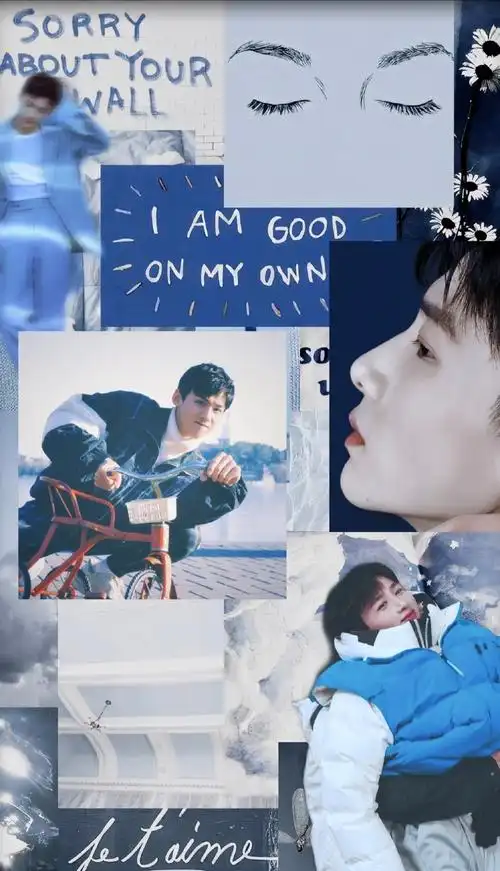 白敬亭拼贴壁纸