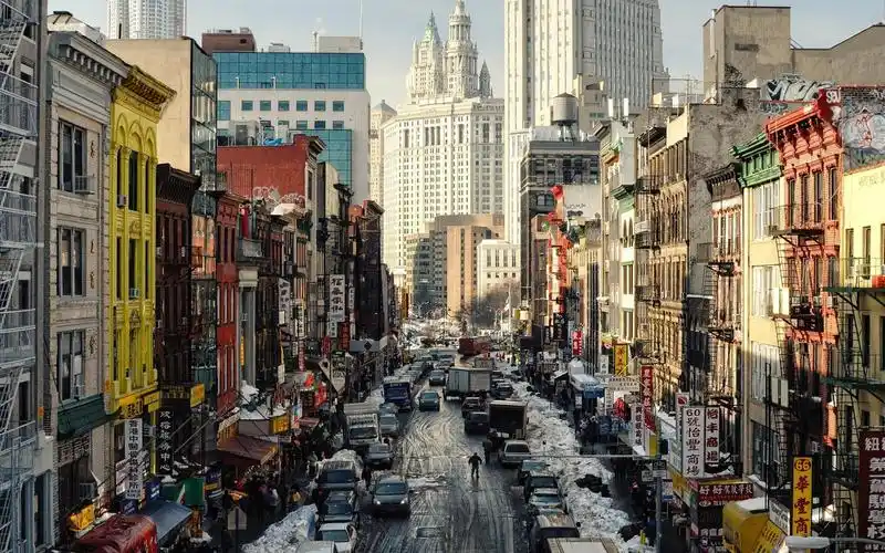 唯美的欧美街道风景桌面壁纸