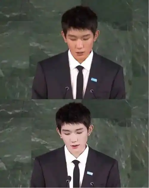 原创离开视频滤镜的王源皮肤黝黑浓妆假面精修图过度完全不像他