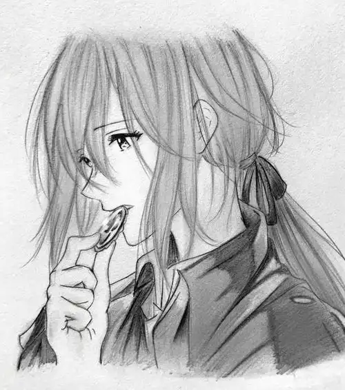 素描动漫手绘满足了我二次元的幻想