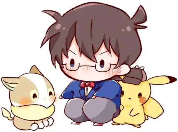 名侦探柯南:当男神们与精灵宝可梦联动时,他们真的太萌了