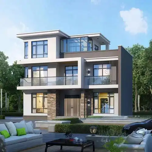 现代风格三层别墅