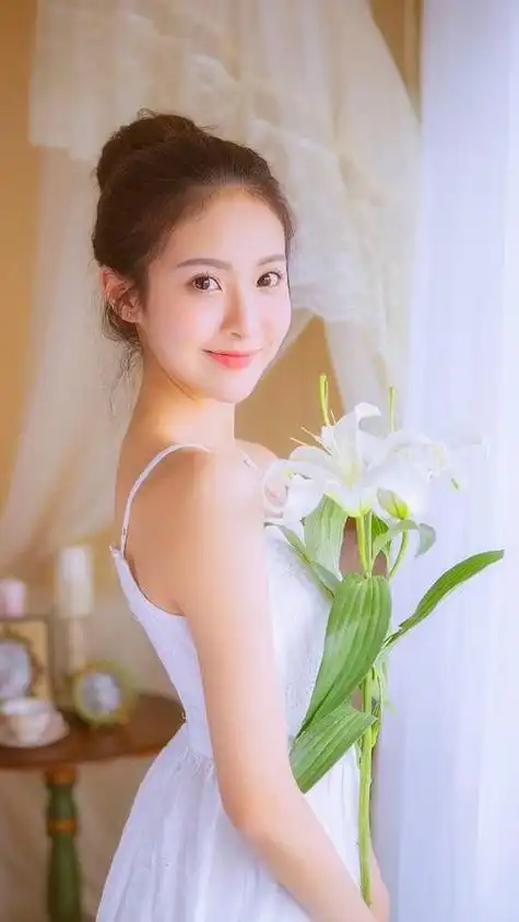 清新甜美女神粉嫩日系唯美写真清纯美女图片