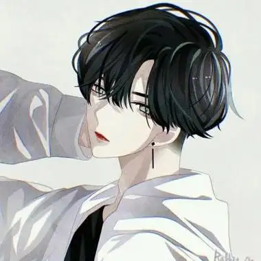 霸气冷酷男动漫头像帅哥的生活很精彩都是你