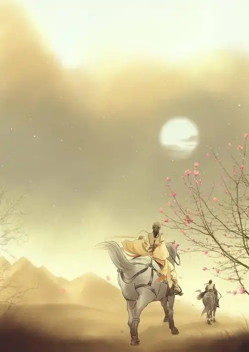 古风 古韵 中国风 手帐素材 插画 手绘 彩绘 头像 壁纸