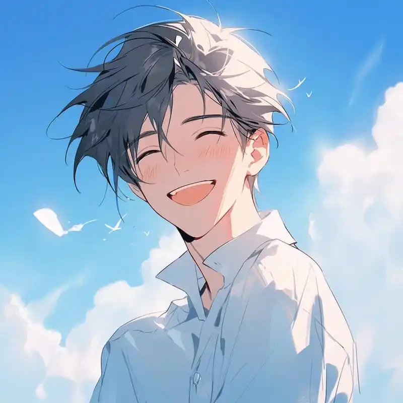 阳光男孩头像|每一秒都要开心90