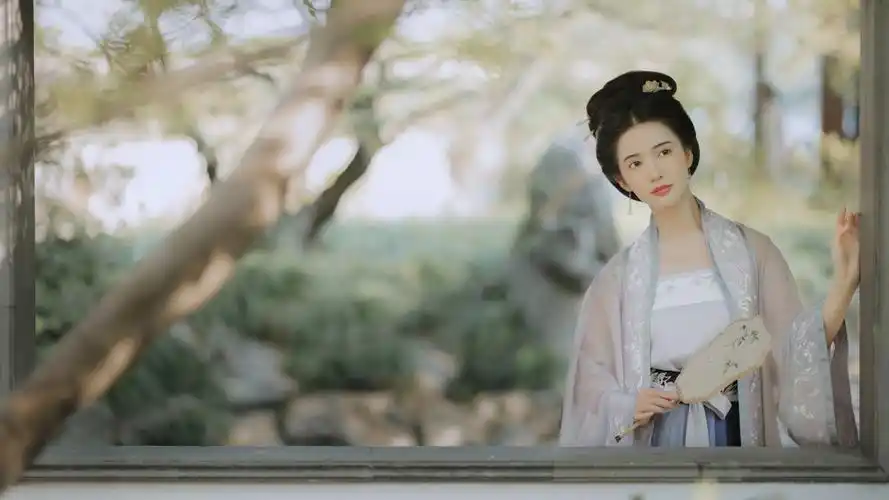 艺图语 唯美古风 阿梦 秋日闲情4k美女壁纸_4k美女图片高清壁纸_墨鱼