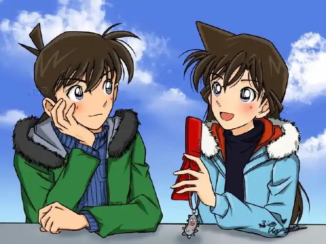 工藤新一##毛利兰##新兰##动漫情侣头像