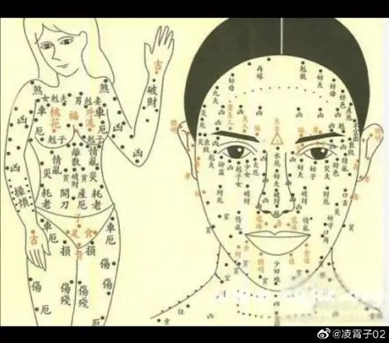 女人身体上长痣图解 1女人左肩膀上有黑. 来自凌霄子02 - 微博