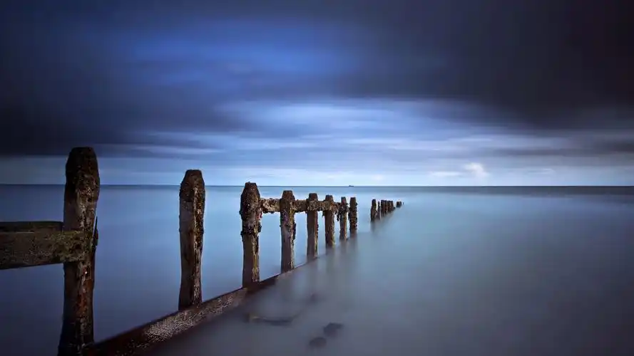 海岸,天空,蓝云宽屏桌面壁纸高清大图预览1920x1080_风景壁纸下载
