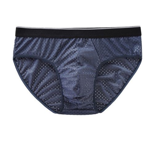 suntek内裤男式冰丝网眼透气夏季超薄短裤衩男莫代尔网孔男士内裤三角