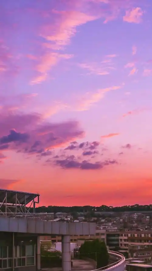 治愈系唯美城市风光