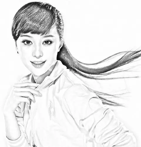 人物素描—— 范冰冰