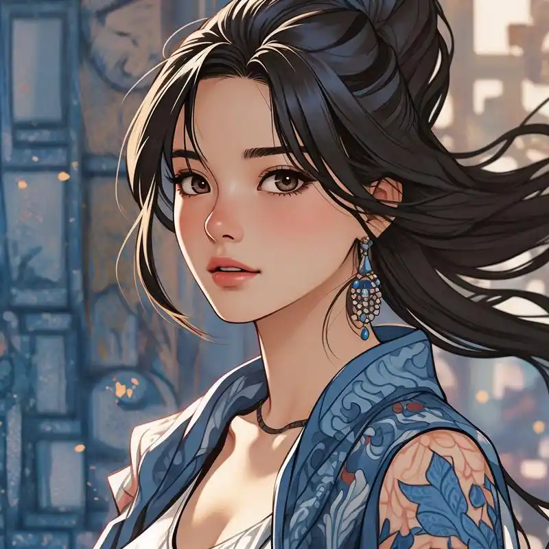 漫画女演员头像,美到窒息99 漫画风格的女演员头像来啦,氛围感直接