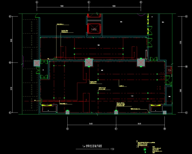 配电室接地平面图