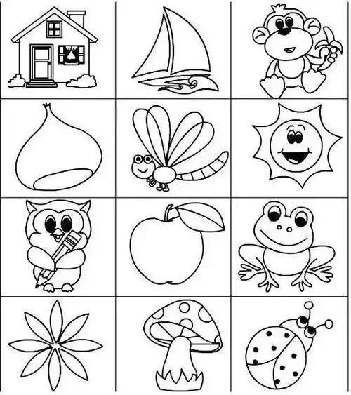 分享一组动物简笔画合集