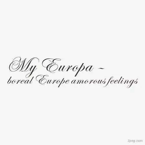 欧式英文png素材透明免抠图片-边框纹理-三元素3png.com