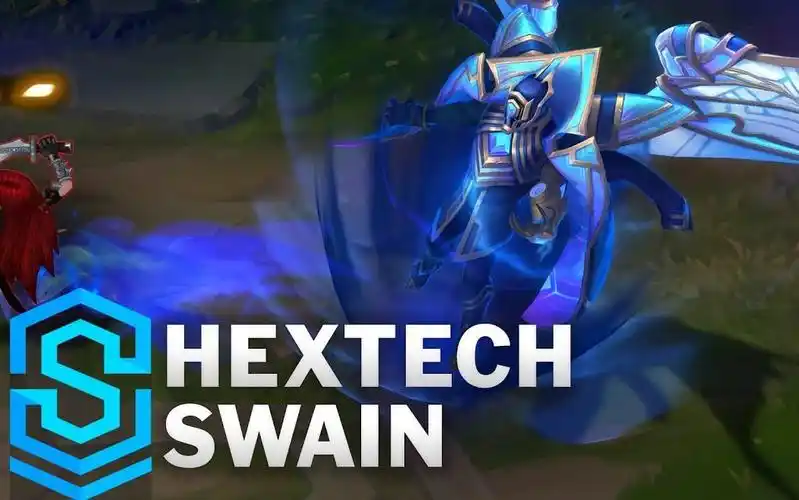 英雄联盟海克斯科技乌鸦斯维因诺克萨斯统领皮肤技能预览skin