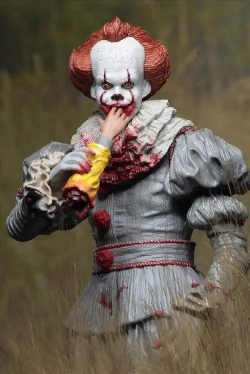 neca小丑回魂2it第二章7寸可动人偶血腥恐怖鬼娃玩具模型老版1990均码